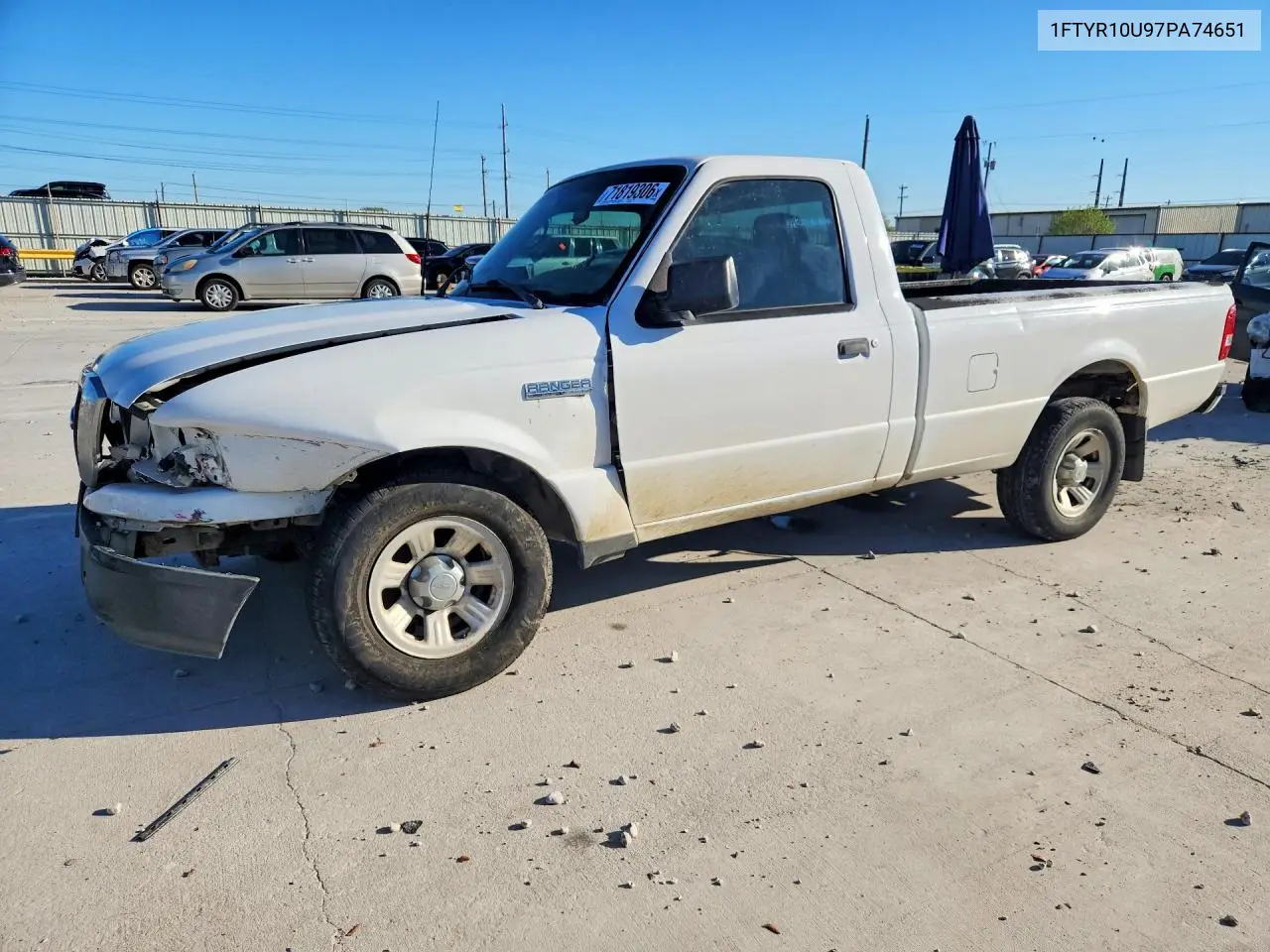 FORD RANGER 2007, VIN 1FTYR10U97PA74651