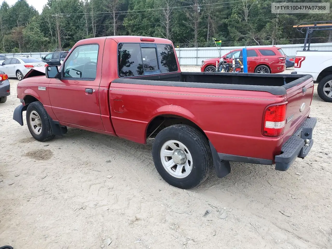2007 FORD RANGER VIN 1FTYR10D47PA07388 — фото 2