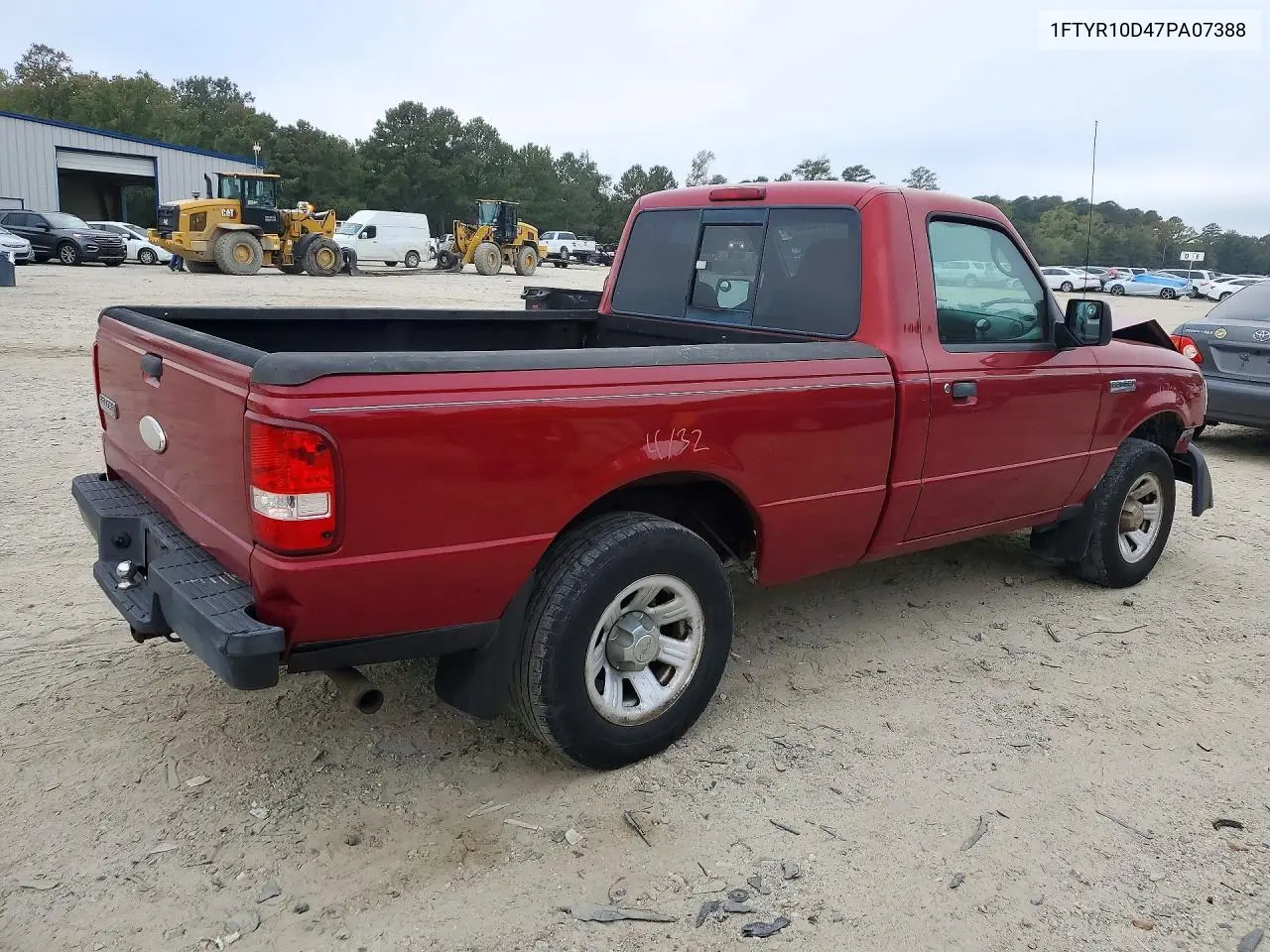 2007 FORD RANGER VIN 1FTYR10D47PA07388 — фото 3