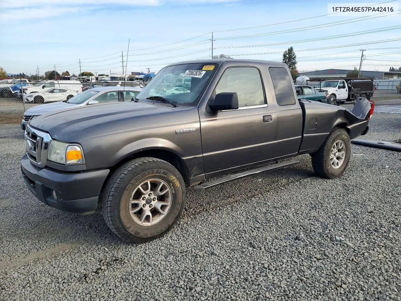 FORD RANGER 2007, VIN 1FTZR45E57PA42416