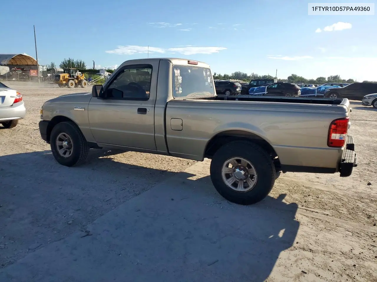 2007 FORD RANGER VIN 1FTYR10D57PA49360 — фото 2