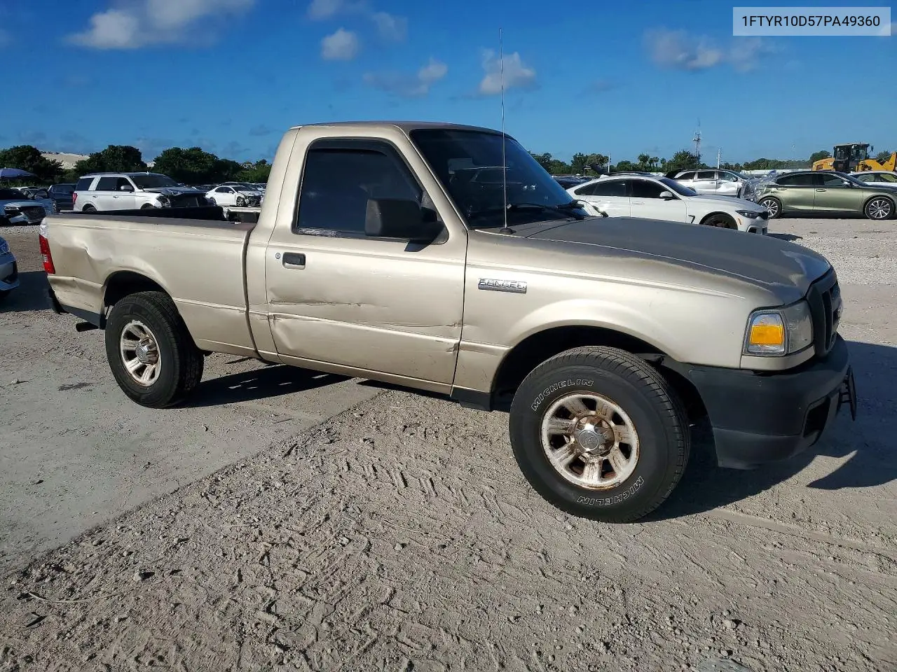 2007 FORD RANGER VIN 1FTYR10D57PA49360 — фото 4