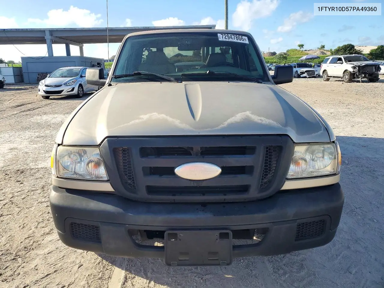2007 FORD RANGER VIN 1FTYR10D57PA49360 — фото 5