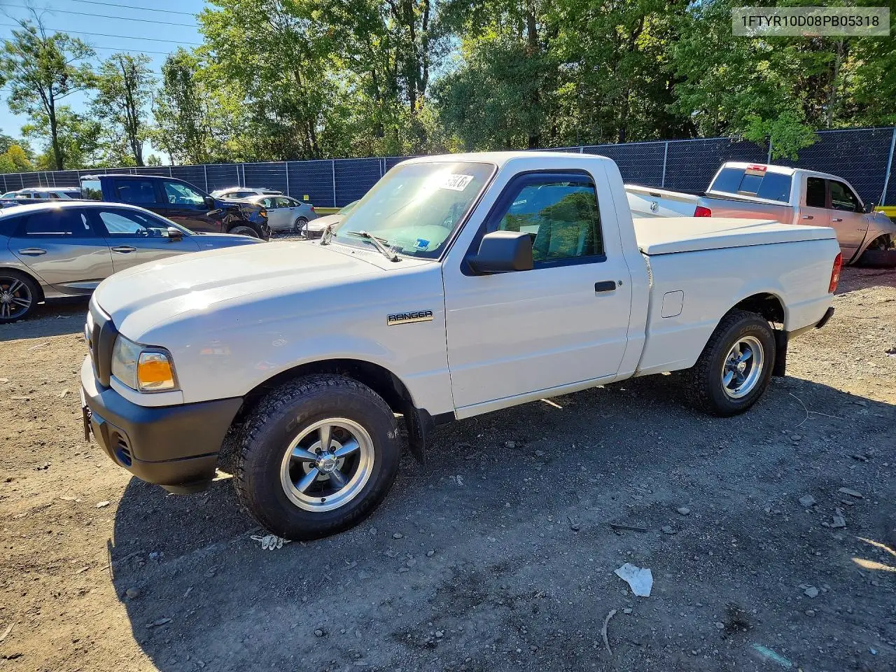 FORD RANGER 2008, VIN 1FTYR10D08PB05318