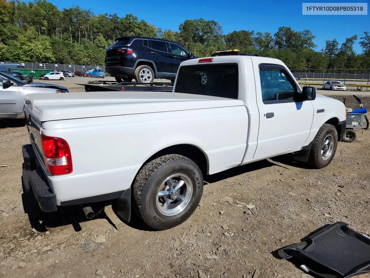 2008 FORD RANGER VIN 1FTYR10D08PB05318 — фото 3