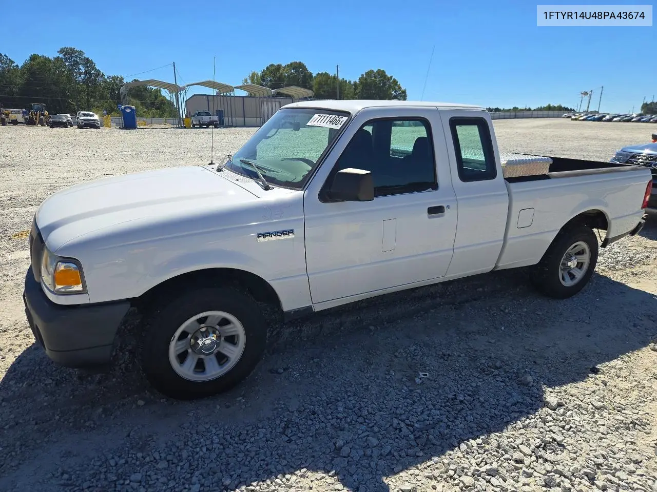 FORD RANGER 2008, VIN 1FTYR14U48PA43674