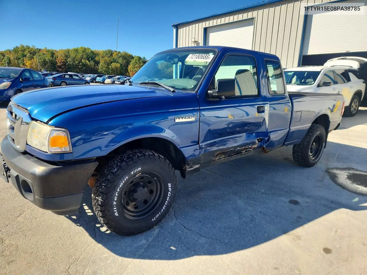 FORD RANGER 2008, VIN 1FTYR15E08PA38785
