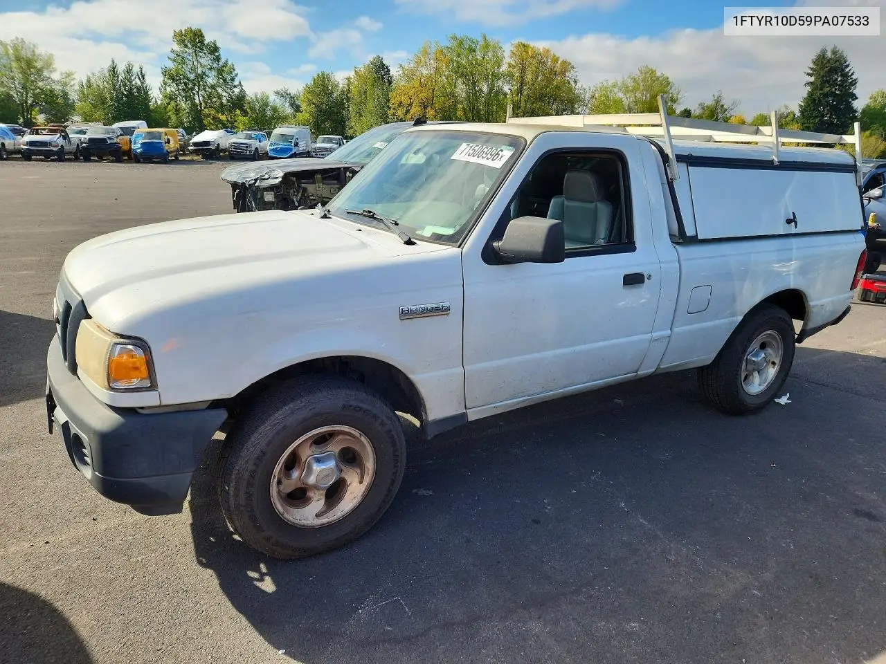FORD RANGER 2009, VIN 1FTYR10D59PA07533
