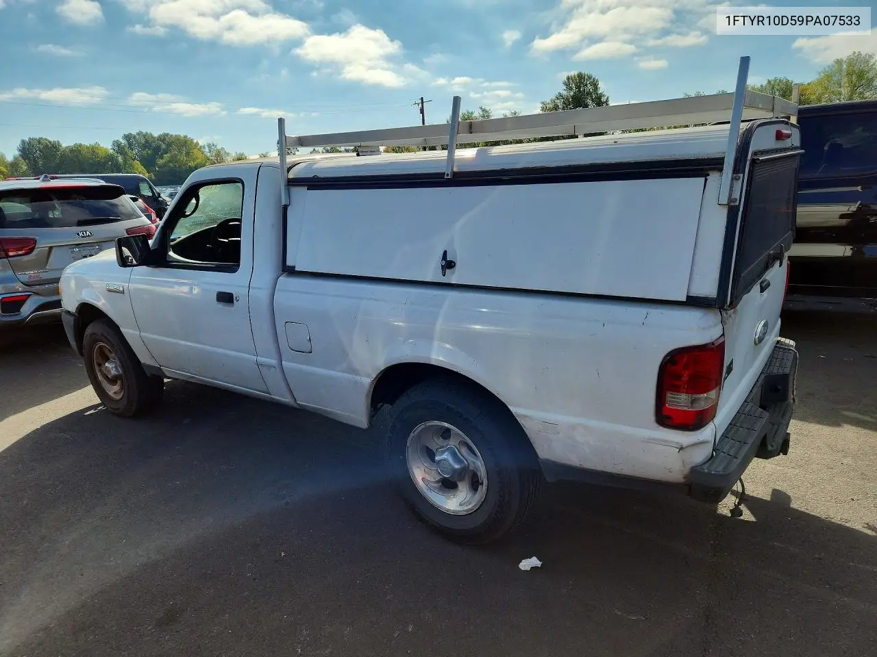 2009 FORD RANGER VIN 1FTYR10D59PA07533 — фото 2