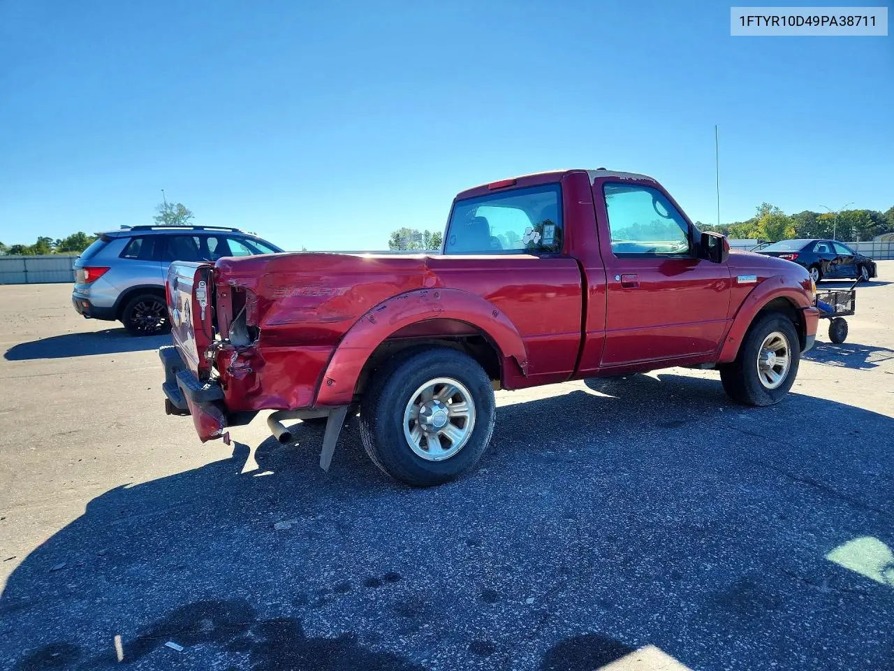 2009 FORD RANGER VIN 1FTYR10D49PA38711 — фото 3