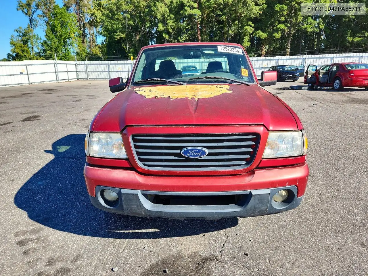 2009 FORD RANGER VIN 1FTYR10D49PA38711 — фото 5
