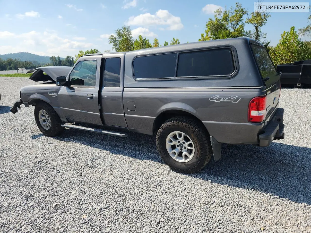 2011 FORD RANGER VIN 1FTLR4FE7BPA62972 — фото 2