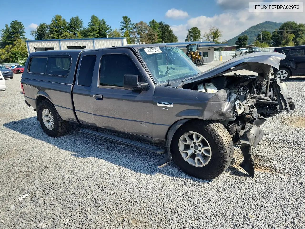 2011 FORD RANGER VIN 1FTLR4FE7BPA62972 — фото 4