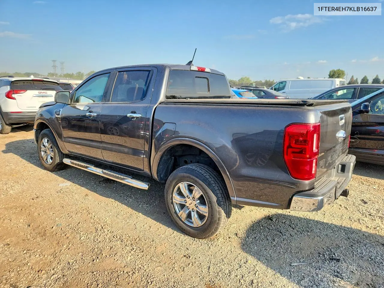 2019 FORD RANGER VIN 1FTER4EH7KLB16637 — фото 2