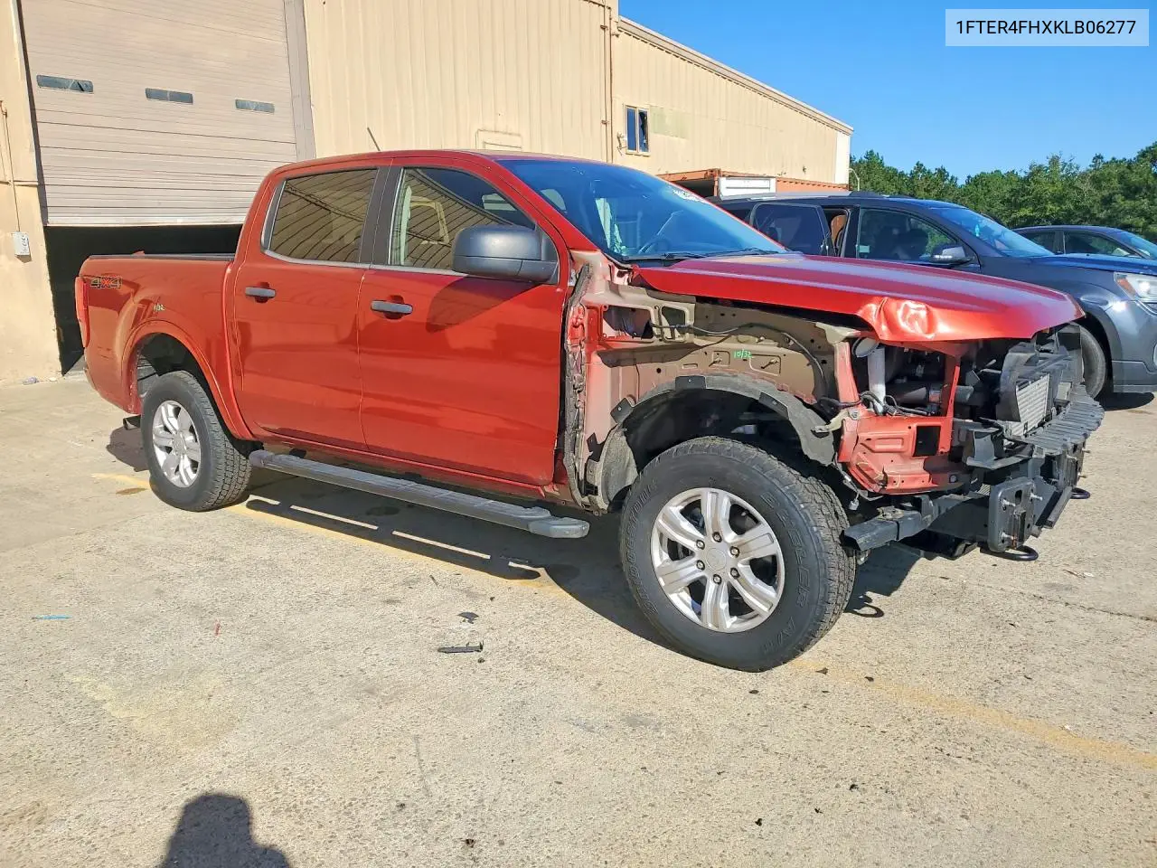 2019 FORD RANGER VIN 1FTER4FHXKLB06277 — фото 4