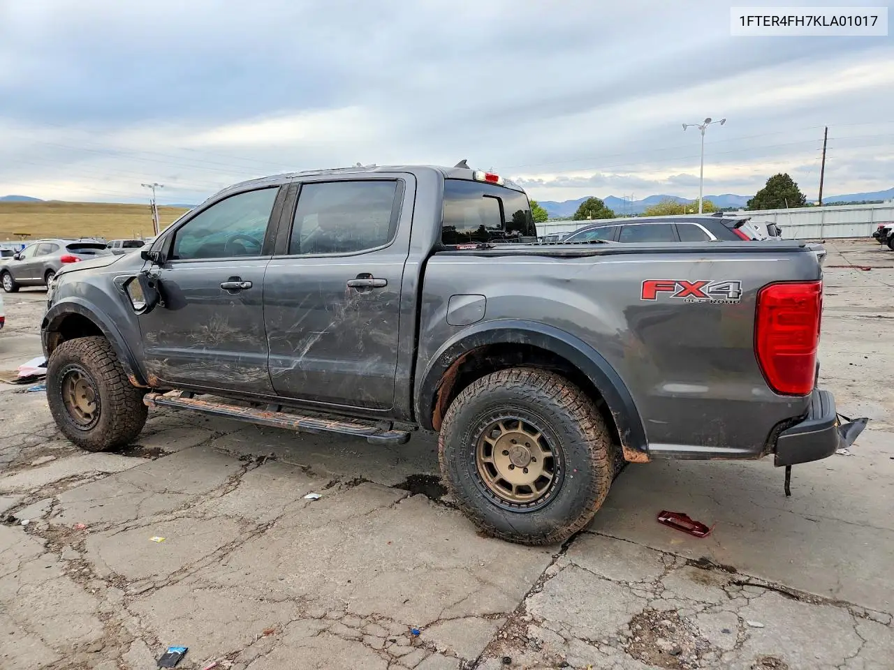 2019 FORD RANGER VIN 1FTER4FH7KLA01017 — фото 2