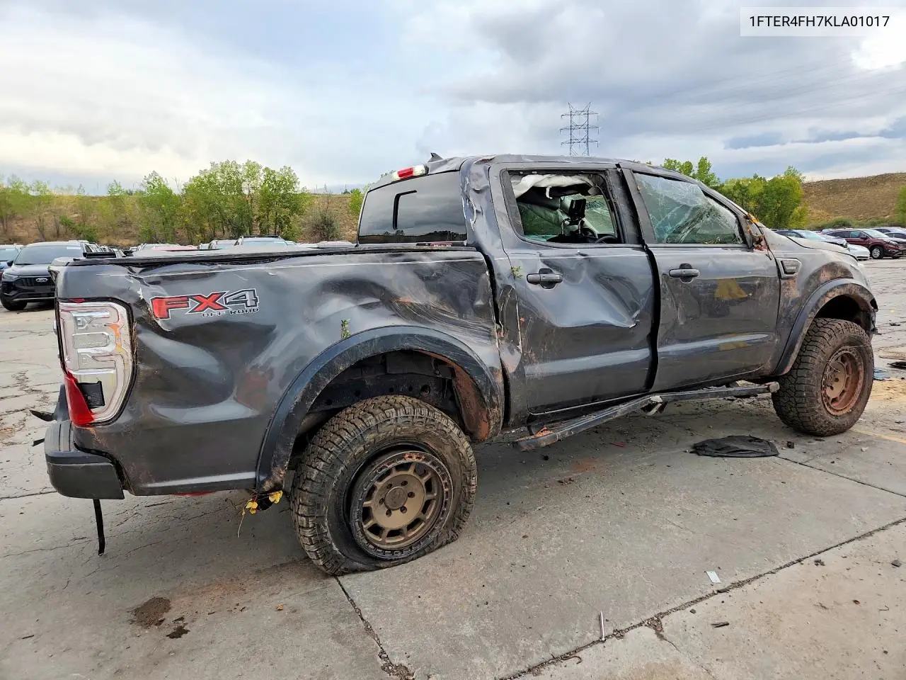 2019 FORD RANGER VIN 1FTER4FH7KLA01017 — фото 3
