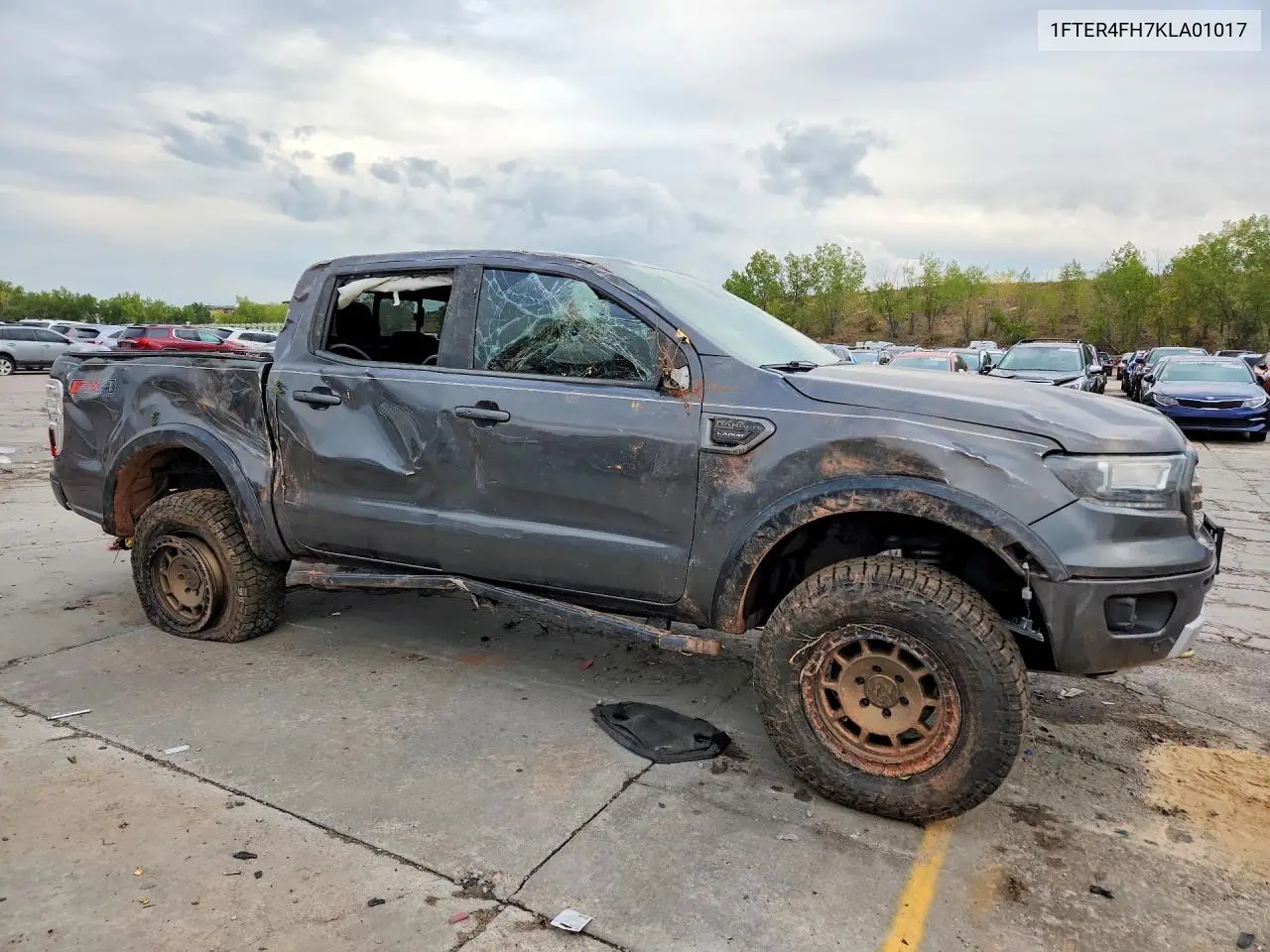 2019 FORD RANGER VIN 1FTER4FH7KLA01017 — фото 4