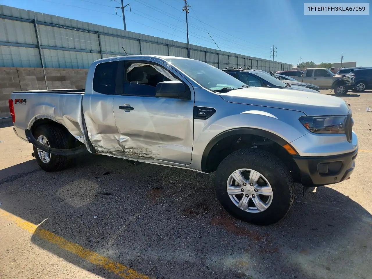 2019 FORD RANGER VIN 1FTER1FH3KLA67059 — фото 4