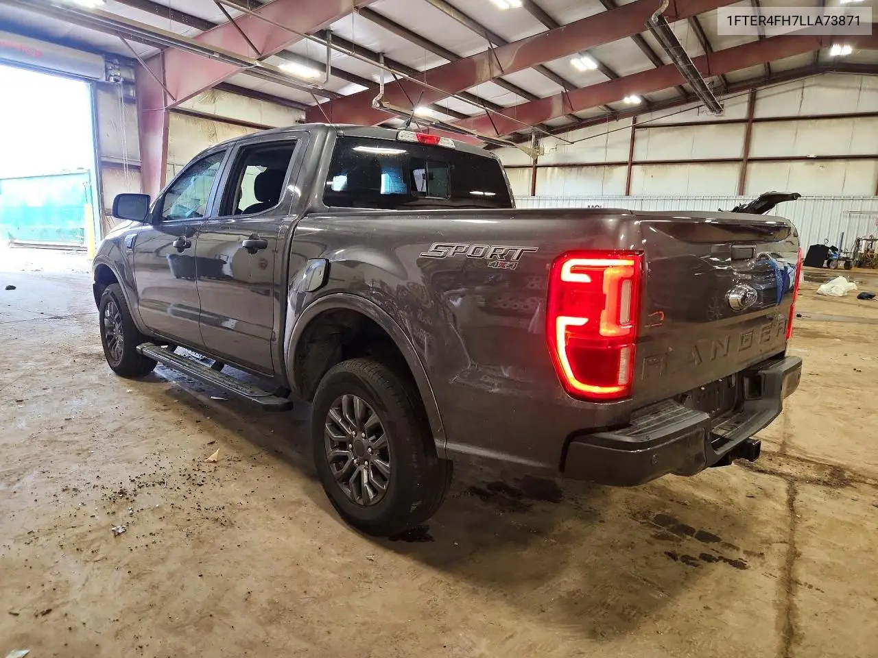 2020 FORD RANGER VIN 1FTER4FH7LLA73871 — фото 2