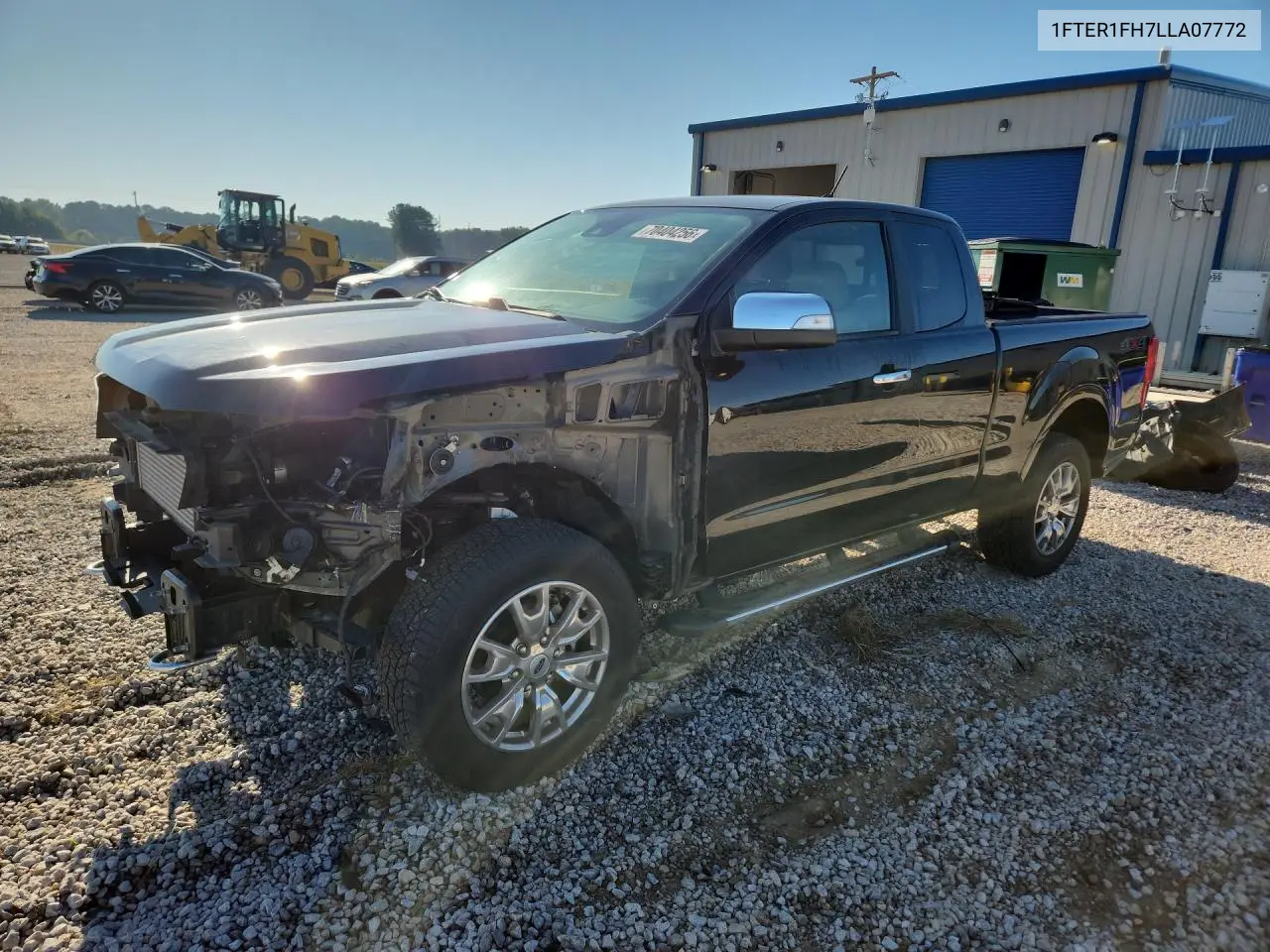 FORD RANGER 2020, VIN 1FTER1FH7LLA07772