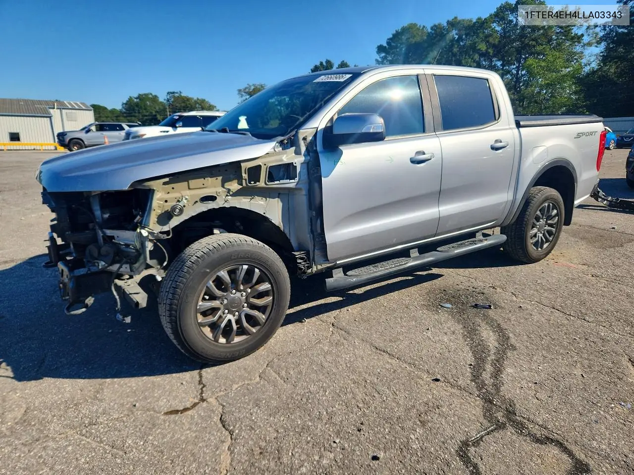 FORD RANGER 2020, VIN 1FTER4EH4LLA03343