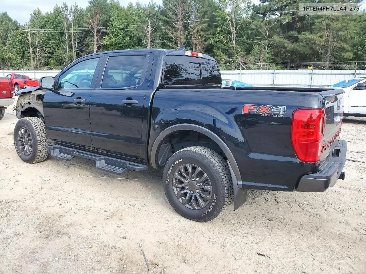 2020 FORD RANGER VIN 1FTER4FH7LLA41275 — фото 2