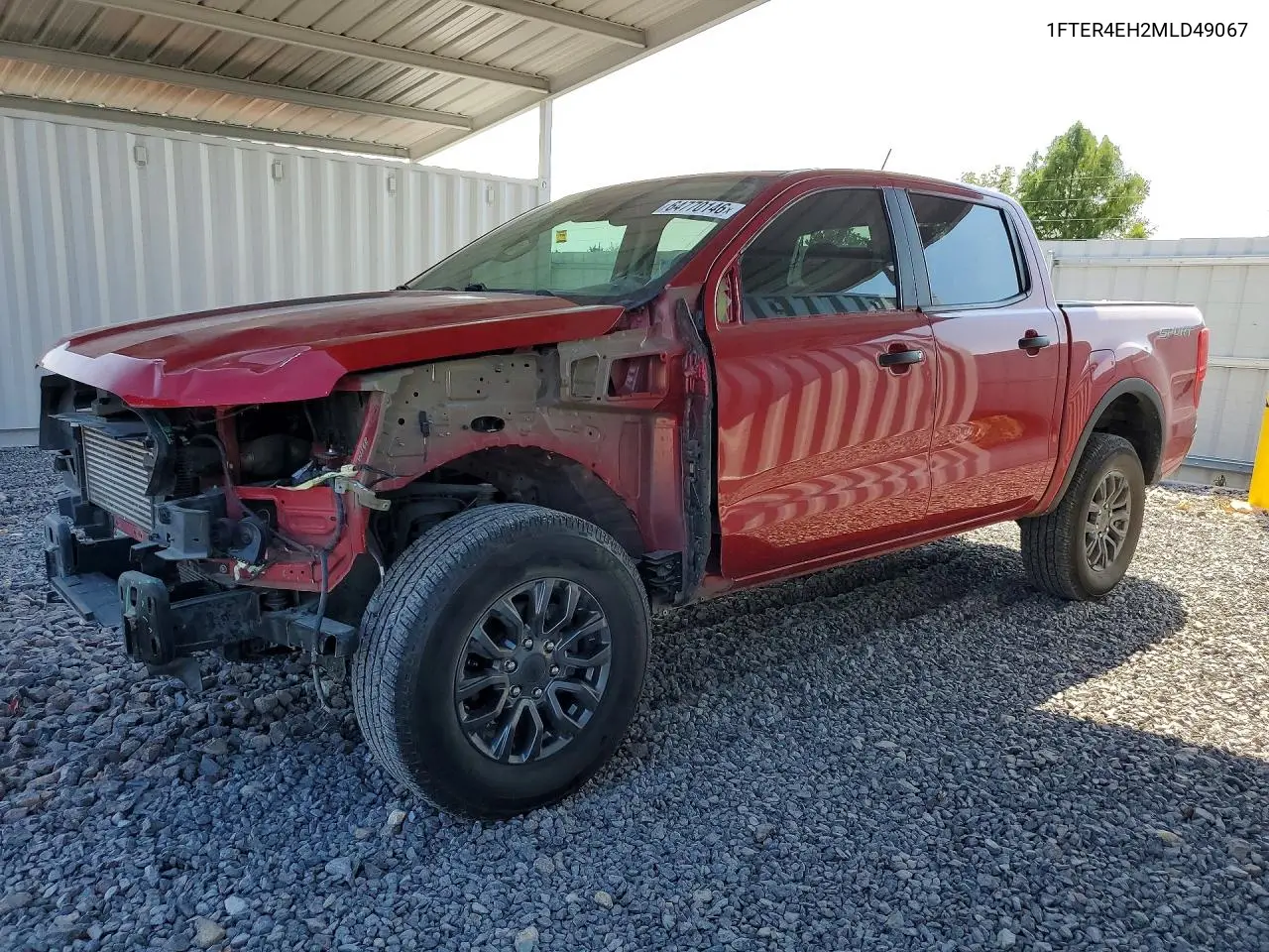 FORD RANGER 2021, VIN 1FTER4EH2MLD49067