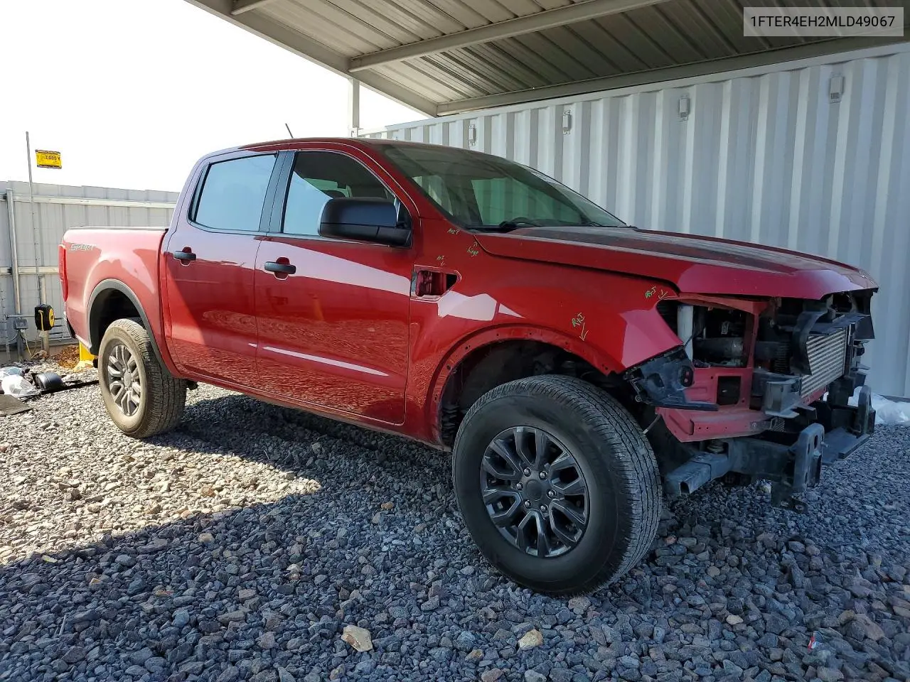 2021 FORD RANGER VIN 1FTER4EH2MLD49067 — фото 4