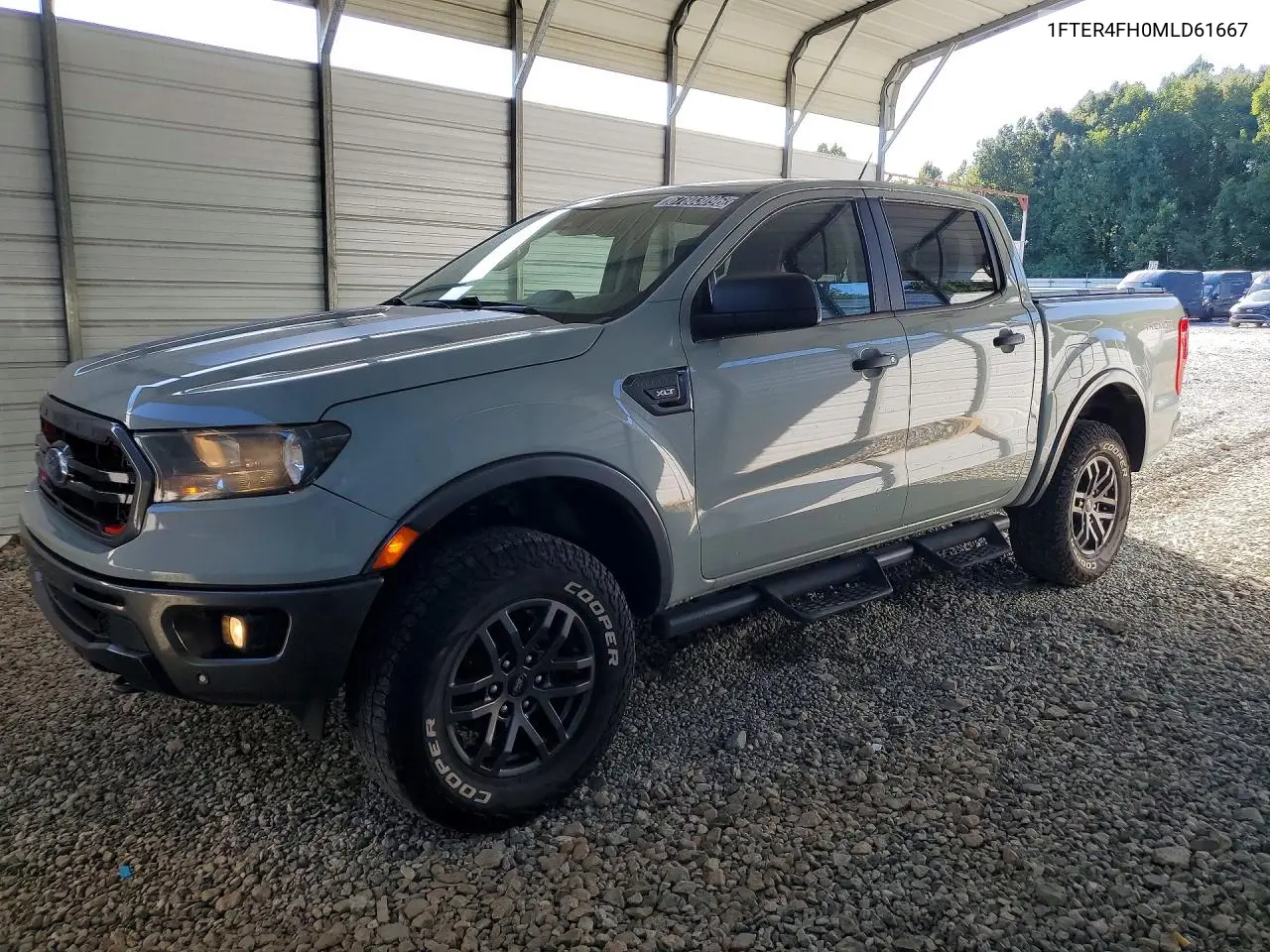 FORD RANGER 2021, VIN 1FTER4FH0MLD61667