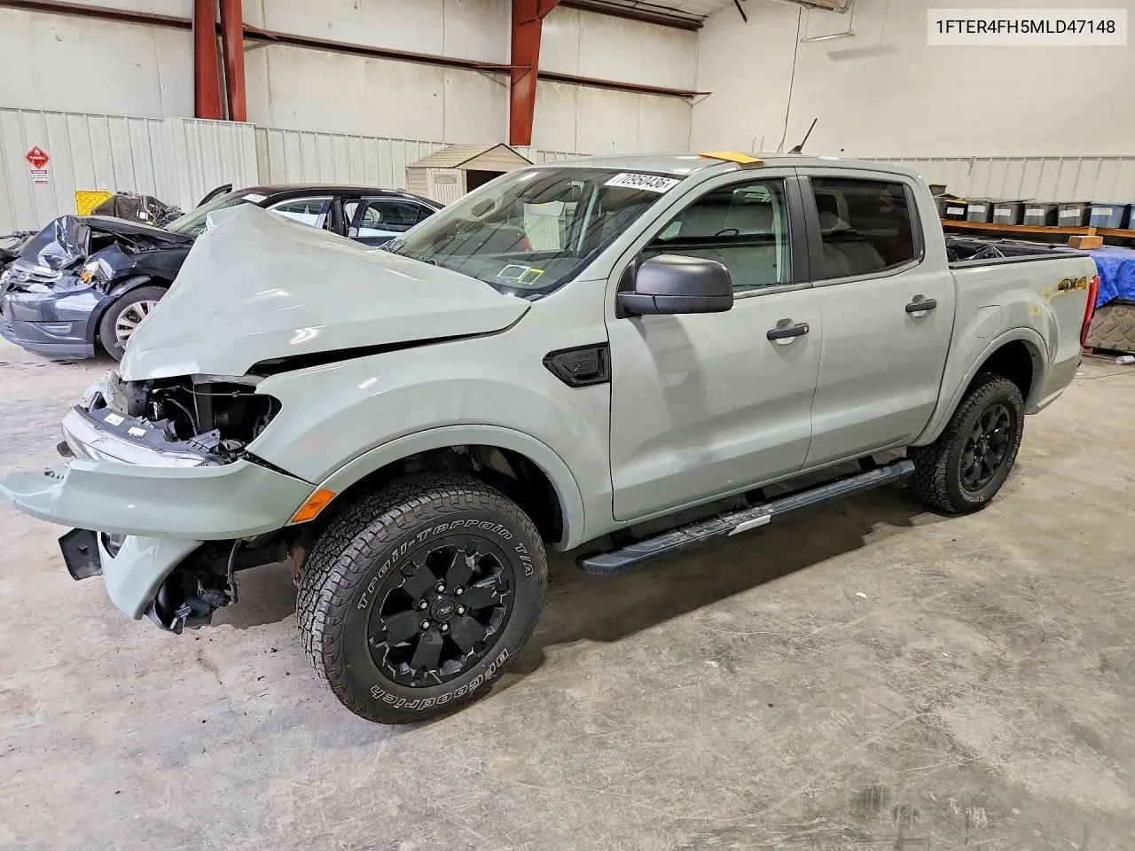 FORD RANGER 2021, VIN 1FTER4FH5MLD47148