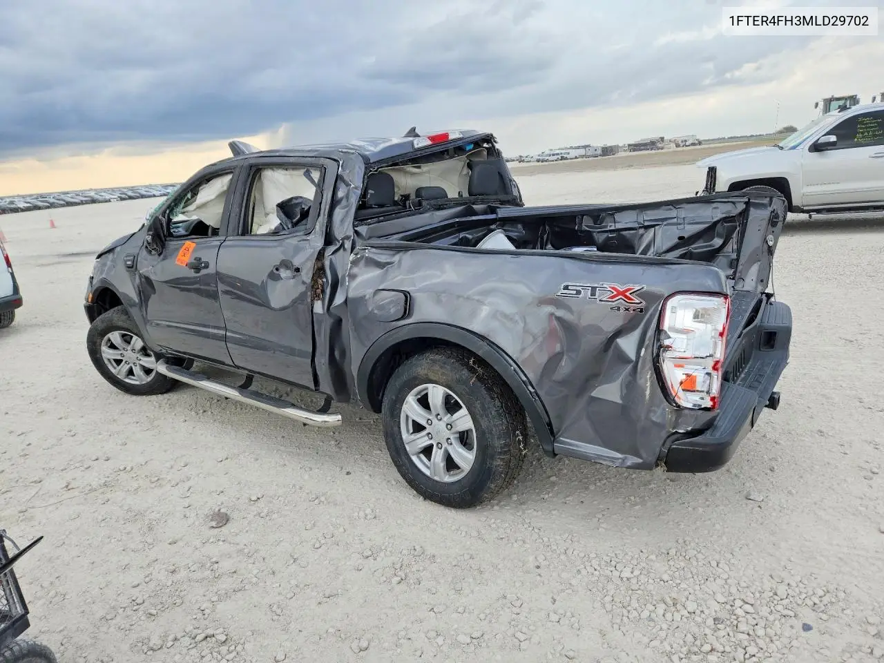 2021 FORD RANGER VIN 1FTER4FH3MLD29702 — фото 2