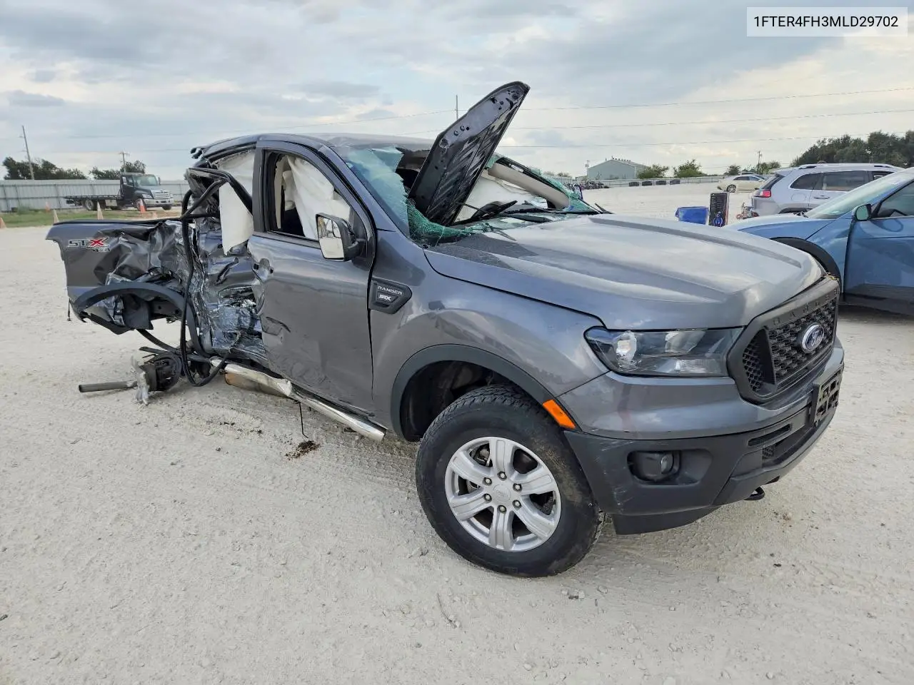 2021 FORD RANGER VIN 1FTER4FH3MLD29702 — фото 4