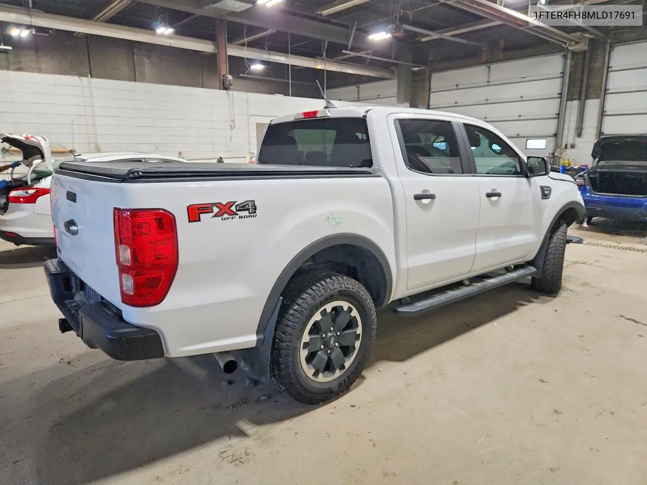 2021 FORD RANGER VIN 1FTER4FH8MLD17691 — фото 3