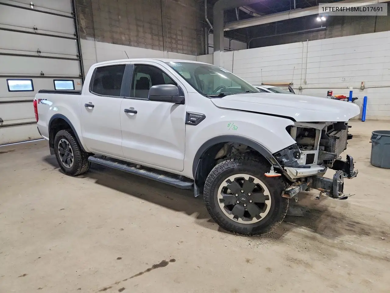 2021 FORD RANGER VIN 1FTER4FH8MLD17691 — фото 4