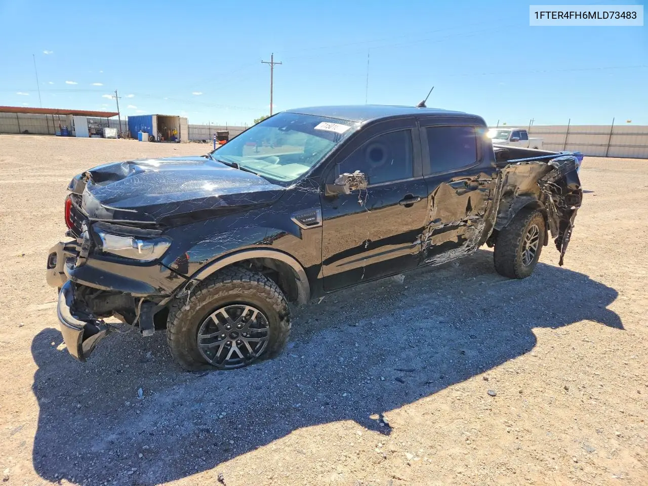 FORD RANGER 2021, VIN 1FTER4FH6MLD73483