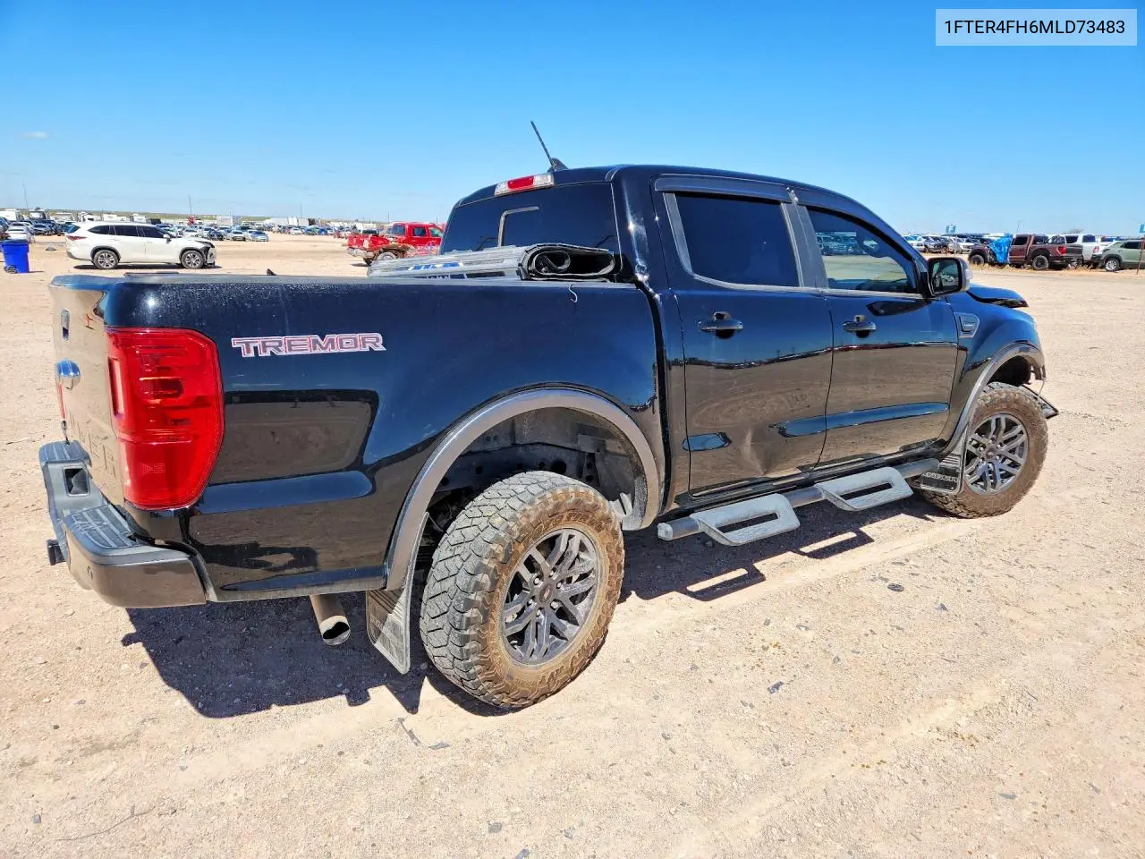 2021 FORD RANGER VIN 1FTER4FH6MLD73483 — фото 3