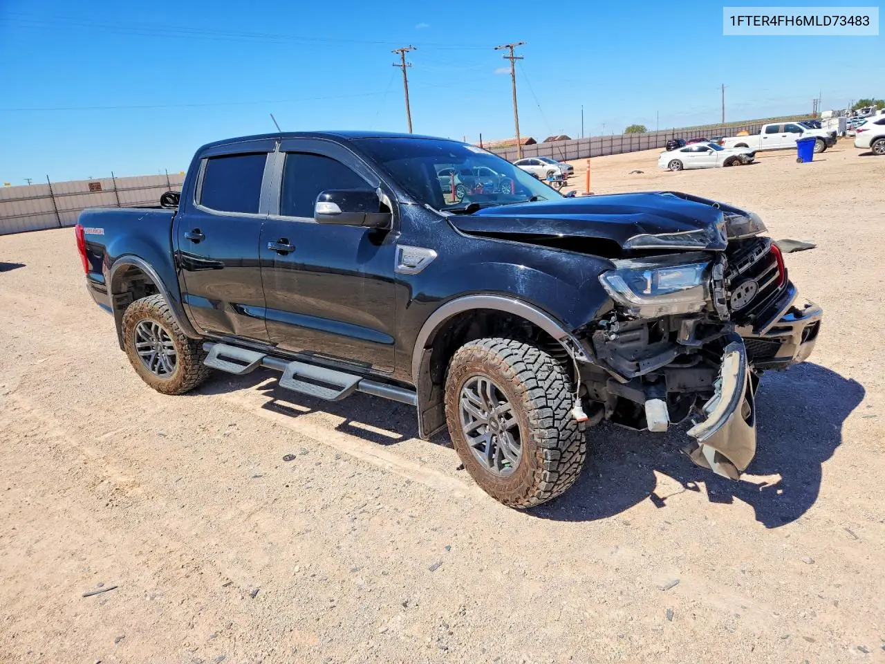 2021 FORD RANGER VIN 1FTER4FH6MLD73483 — фото 4