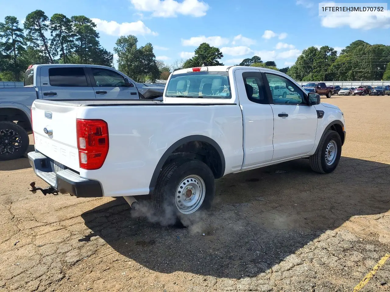 2021 FORD RANGER VIN 1FTER1EH3MLD70752 — фото 3