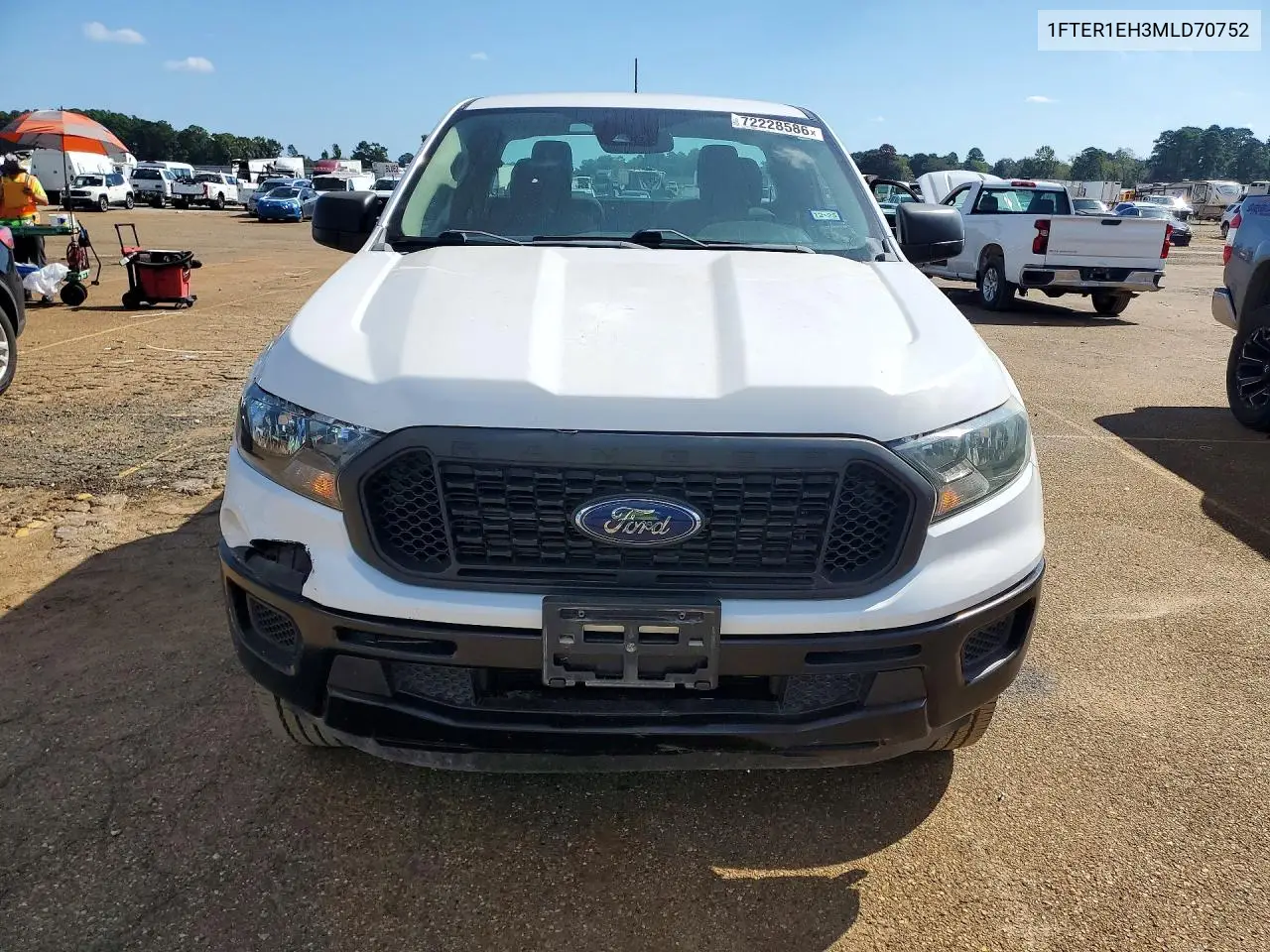 2021 FORD RANGER VIN 1FTER1EH3MLD70752 — фото 5
