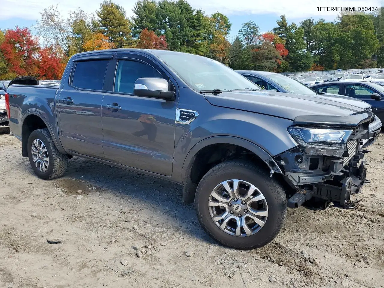 2021 FORD RANGER VIN 1FTER4FHXMLD50434 — фото 4