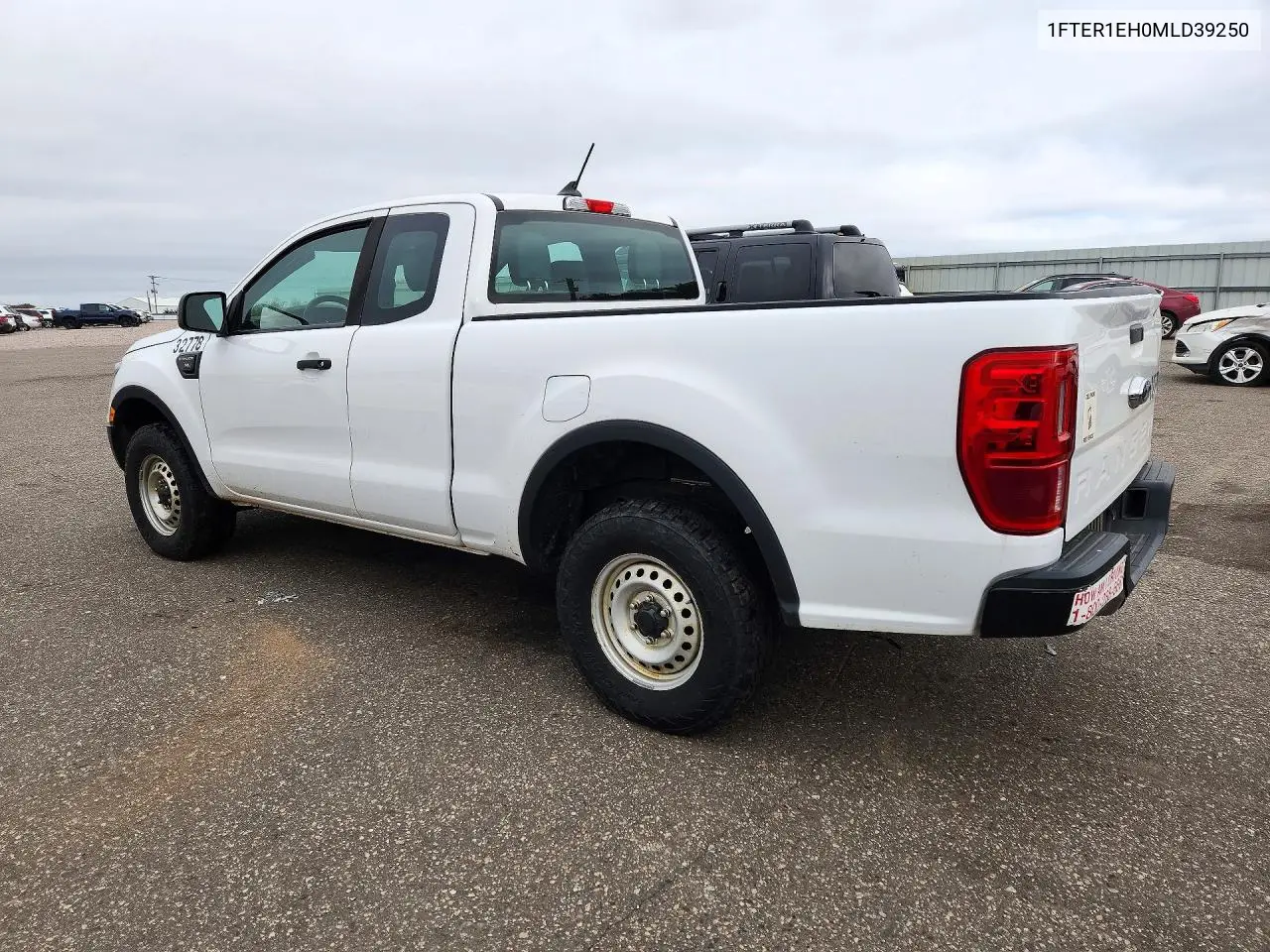 2021 FORD RANGER VIN 1FTER1EH0MLD39250 — фото 2