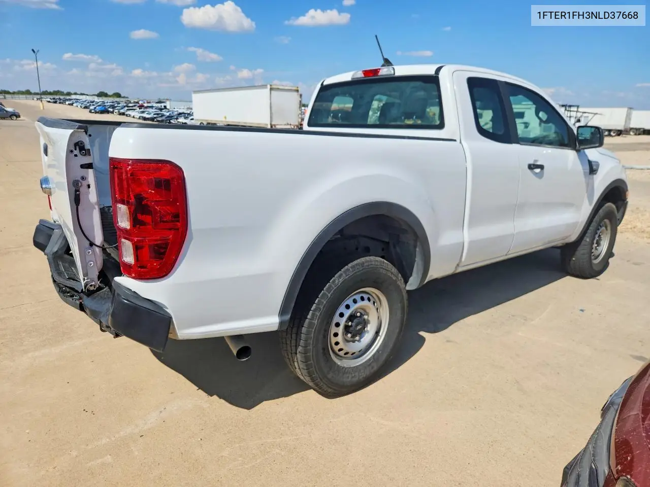 2022 FORD RANGER VIN 1FTER1FH3NLD37668 — фото 3