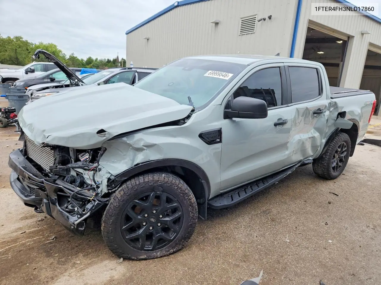 FORD RANGER 2022, VIN 1FTER4FH3NLD17860