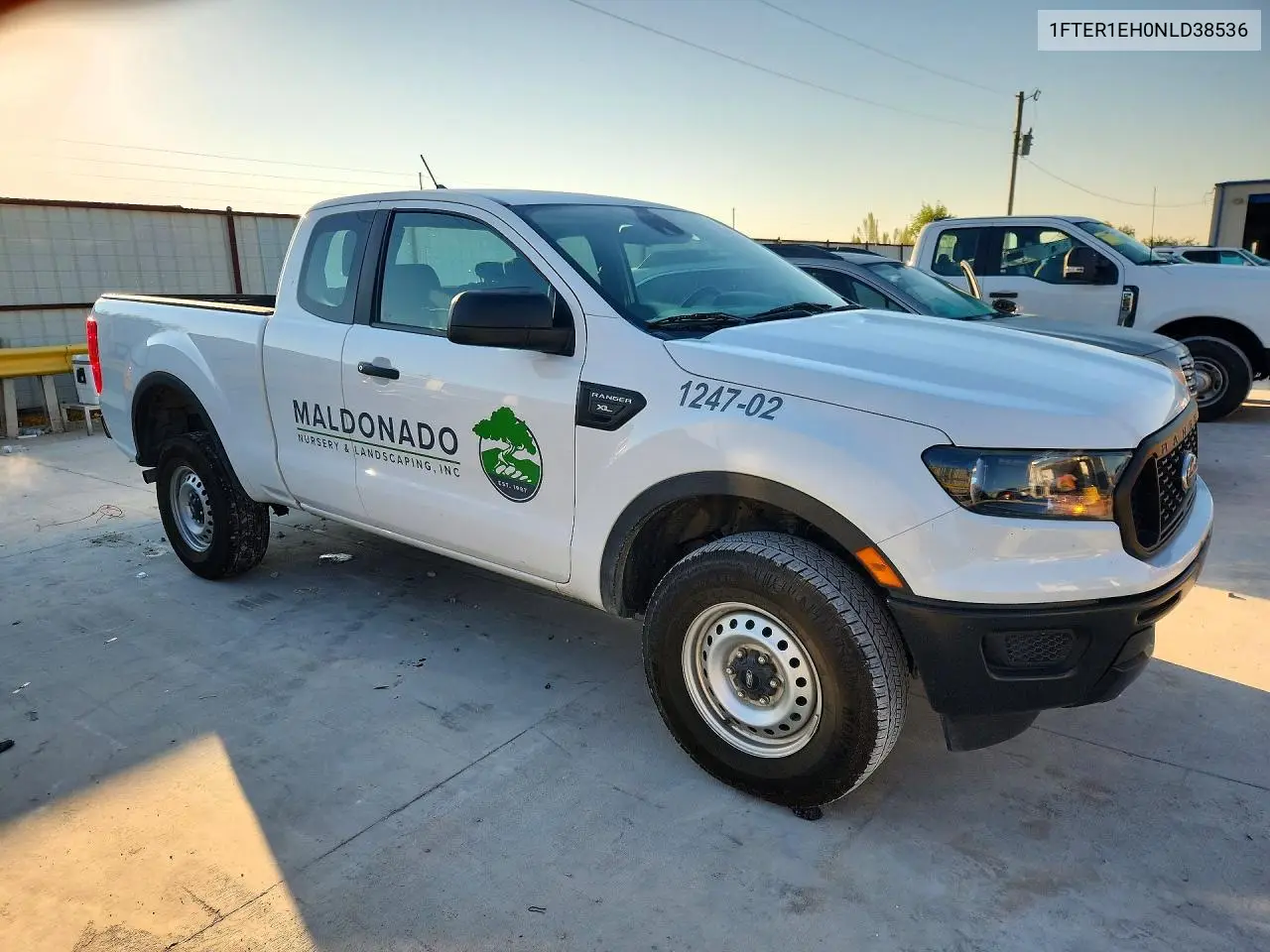 2022 FORD RANGER VIN 1FTER1EH0NLD38536 — фото 4