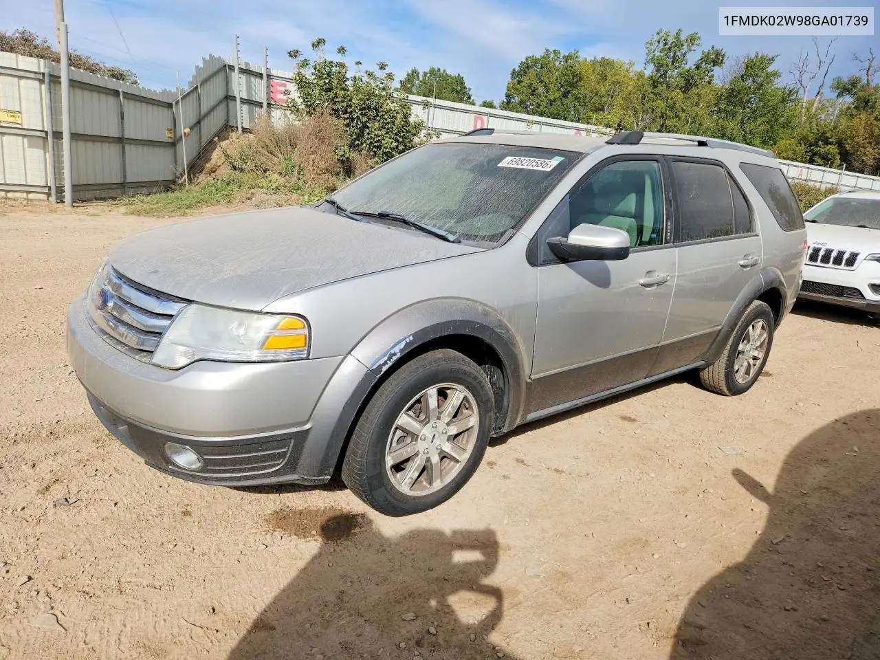 FORD TAURUS X 2008, VIN 1FMDK02W98GA01739