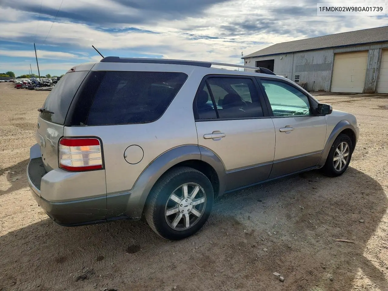 2008 FORD TAURUS X VIN 1FMDK02W98GA01739 — фото 3