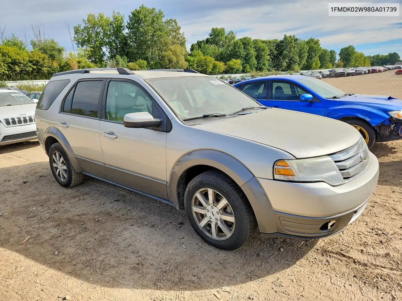 2008 FORD TAURUS X VIN 1FMDK02W98GA01739 — фото 4
