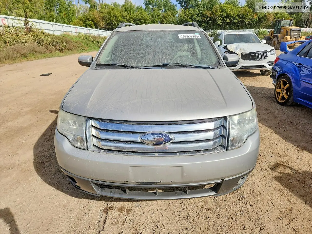 2008 FORD TAURUS X VIN 1FMDK02W98GA01739 — фото 5
