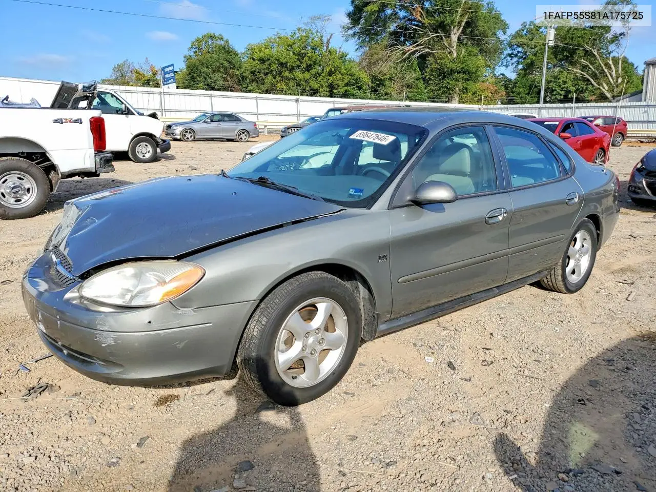 FORD TAURUS 2001, VIN 1FAFP55S81A175725
